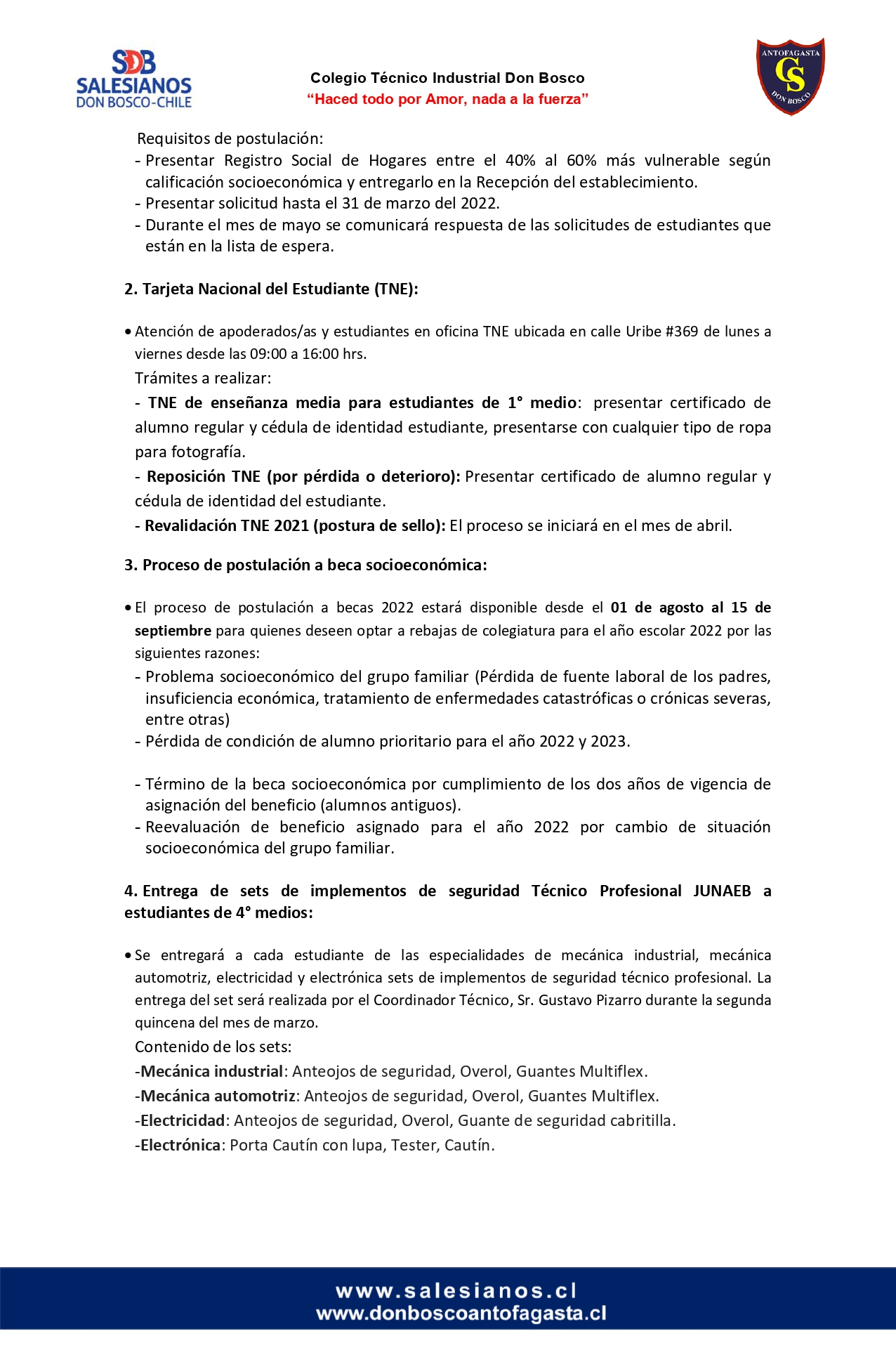 CIRCULAR Nº2 2022 INFORMA REUNIÓN DE PADRES Y APODERADOS 10 Y 14 DE MARZO DE 2022. page 0013