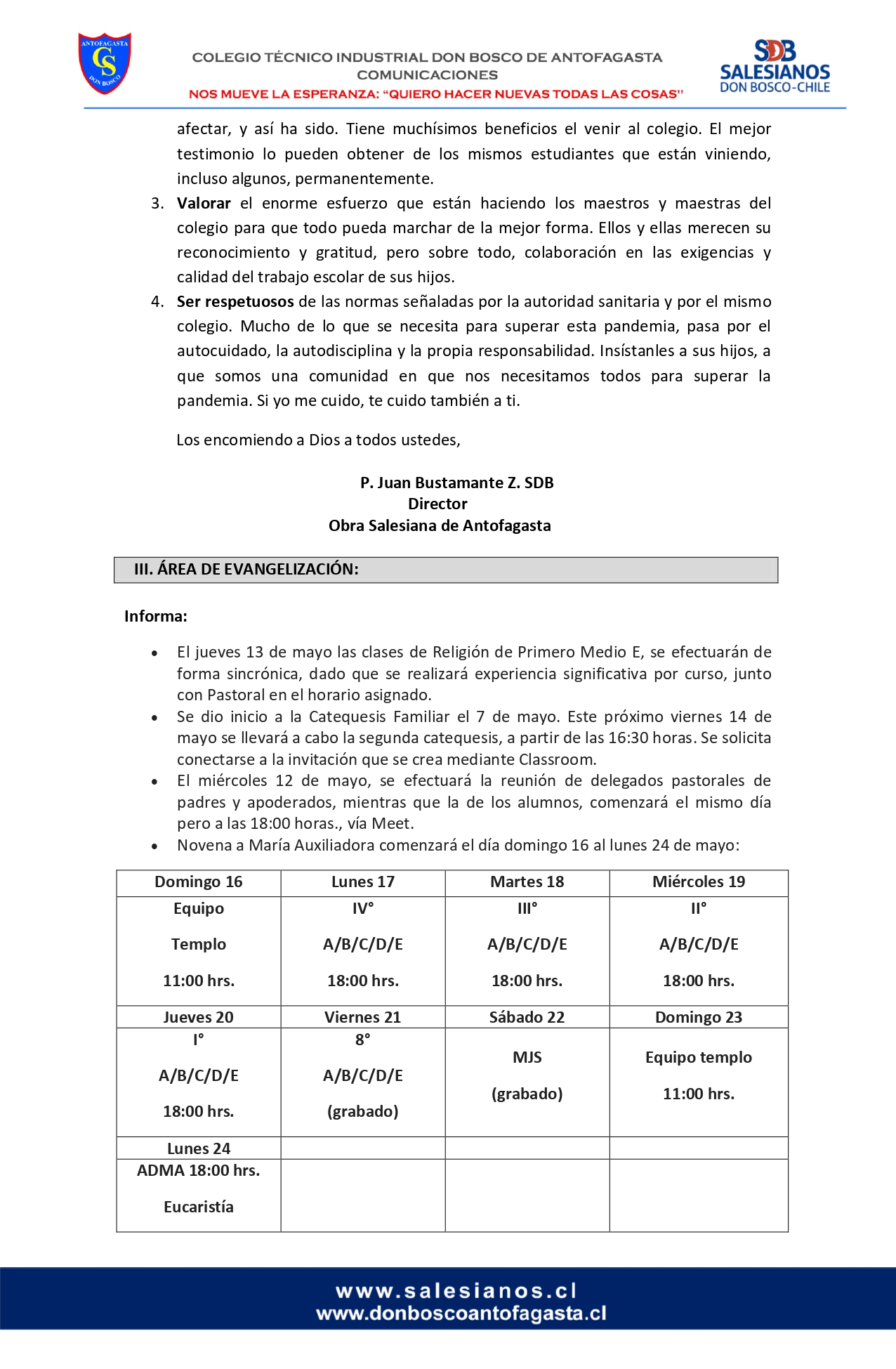 CIRCULAR Nº10 INFORMA REUNIÓN DE PADRES Y APODERADOS 11 DE MAYO DE 2021. page 0002