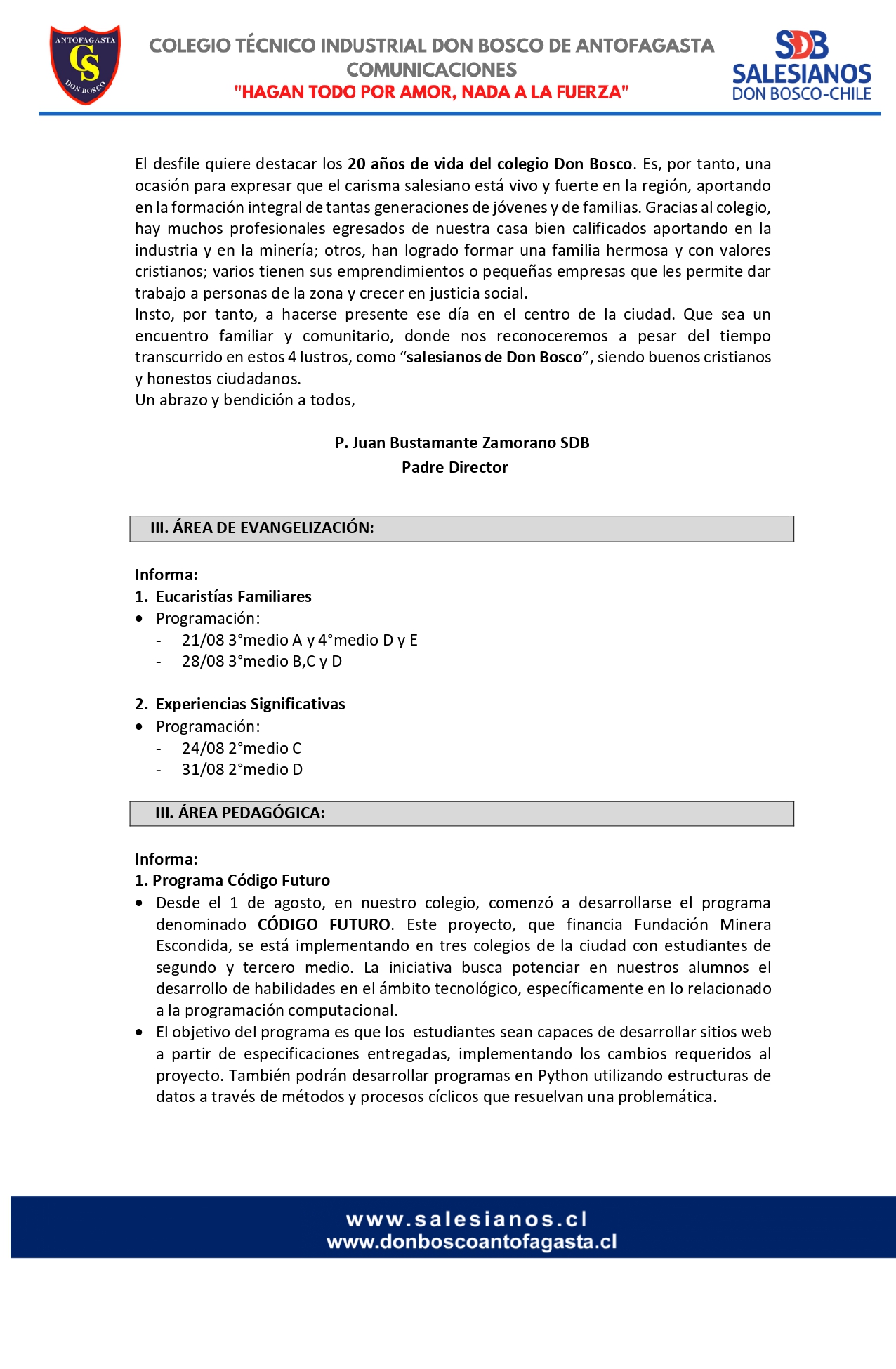 CIRCULAR Nº21 INFORMA REUNIÓN DE PADRES Y APODERADOS 04 Y 08 DE AGOSTO DE 2022 page 0002