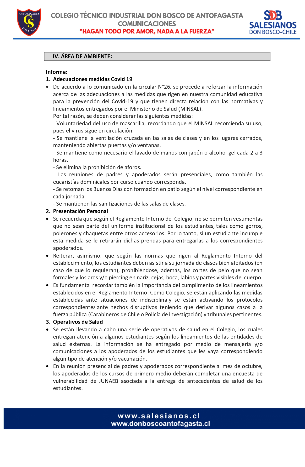 CIRCULAR Nº27 QUE INFORMA REUNIÓN PRESENCIAL DE PADRES Y APODERADOS JUEVES 6 DE OCTUBRE DE 2022 page 0003