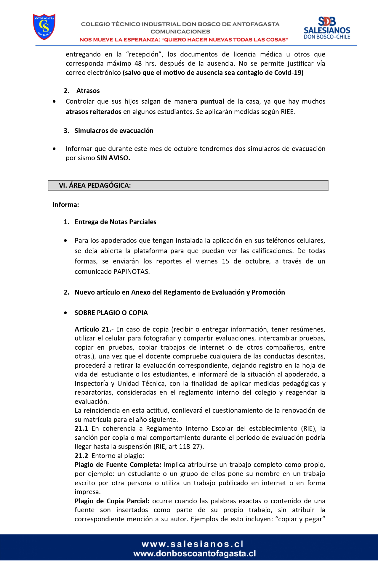 CIRCULAR Nº23 INFORMA REUNIÓN DE PADRES Y APODERADOS JUEVES 07 DE OCTUBRE DE 2021 page 0004