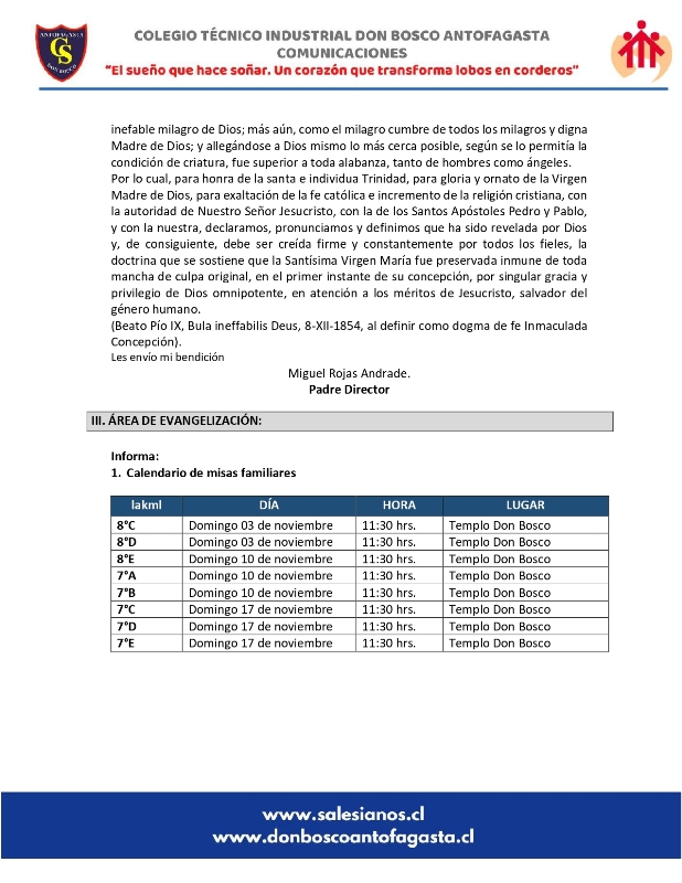 Circular N19 2024 que informa reunión de padres y apoderados del mes de noviembre de 2024 page 0002