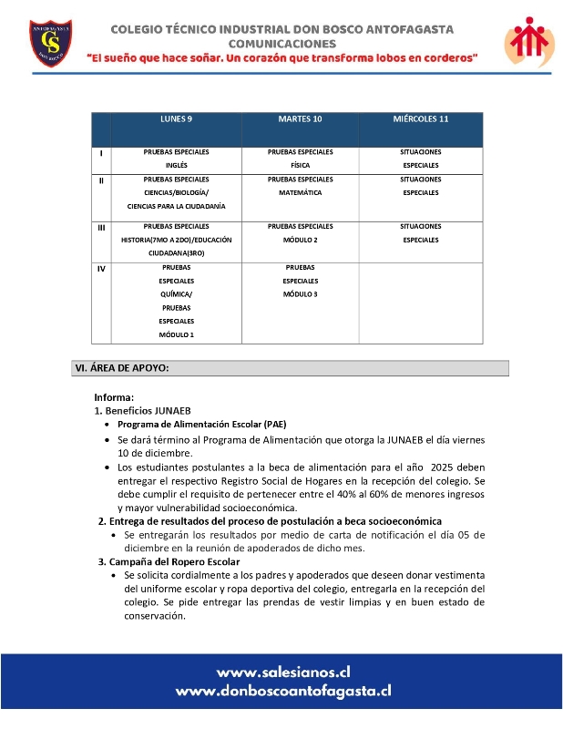 Circular N19 2024 que informa reunión de padres y apoderados del mes de noviembre de 2024 page 0005