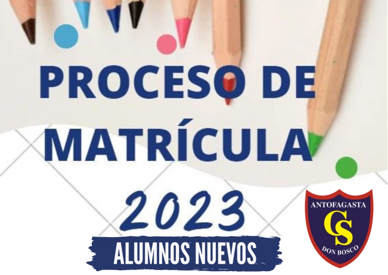 Circular Informativa Matrícula Año 2023 para alumnos nuevos, seleccionados por Sistema de Admisión Escolar (SAE)