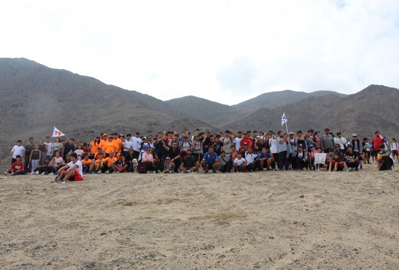 Alta concurrencia de la CEP del Colegio TI Don Bosco Antofagasta en caminata de celebración de la Semana de la Actividad Física