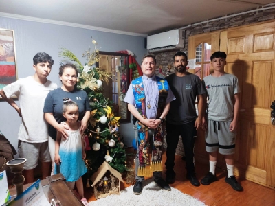 Familias salesianas del colegio recibieron la bendición de su Pesebre Navideño