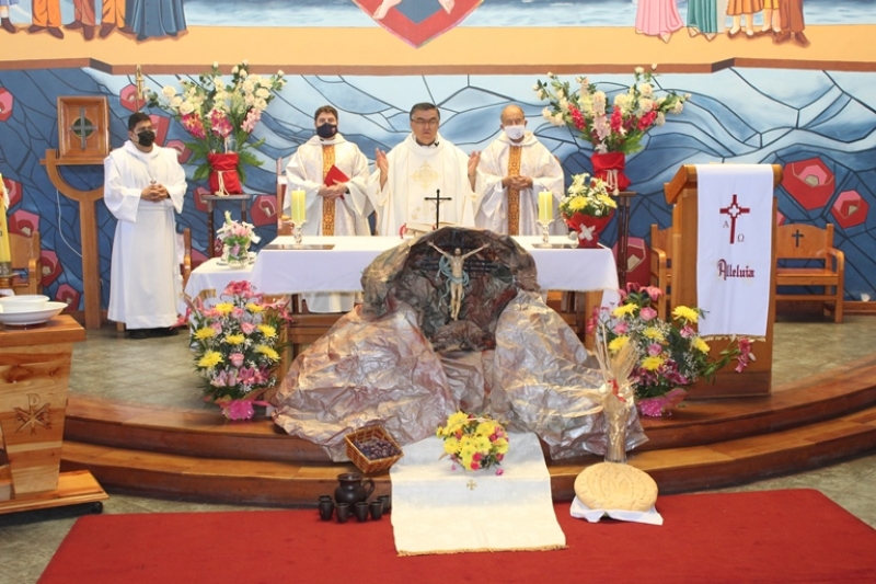 Con la eucaristía de Pascua de Resurrección culmina la celebración de la Semana Santa