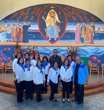 Integrantes de la Asociación de María Auxiliadora (ADMA) renuevan sus promesas en eucaristía dominical