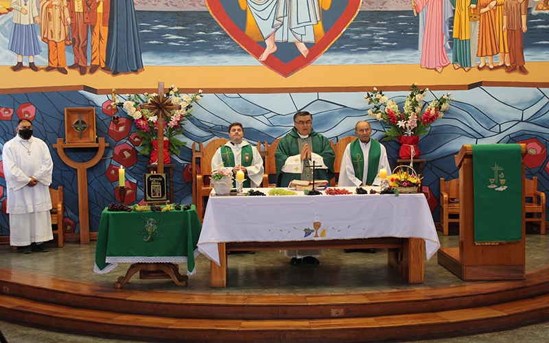 Colegio Técnico Industrial Don Bosco celebró eucaristía de 27° domingo durante el año recordándonos que Cristo es piedra angular de nuestra vida