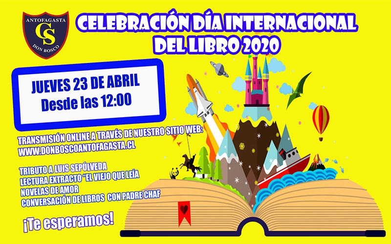 Colegio Técnico Industrial Don Bosco de Antofagasta celebrará el Día Internacional del Libro vía transmisión online