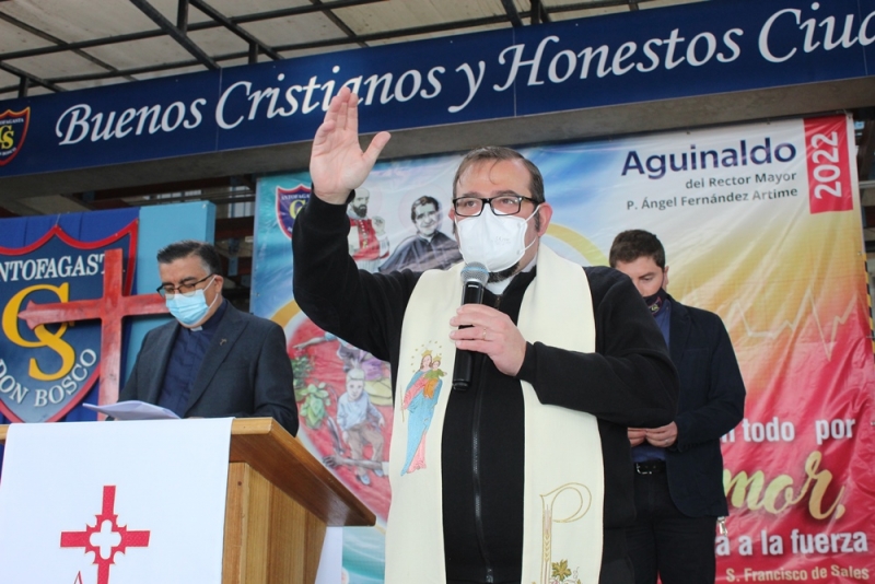 Padre Carlo Lira Airola, sdb, inicia visita inspectorial a colegios salesianos de la Región