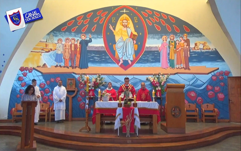 Comunidad del CTI Don Bosco Antofagasta celebró llegada del Espíritu Santo en fiesta de Pentecostés recordándonos que somos Iglesia