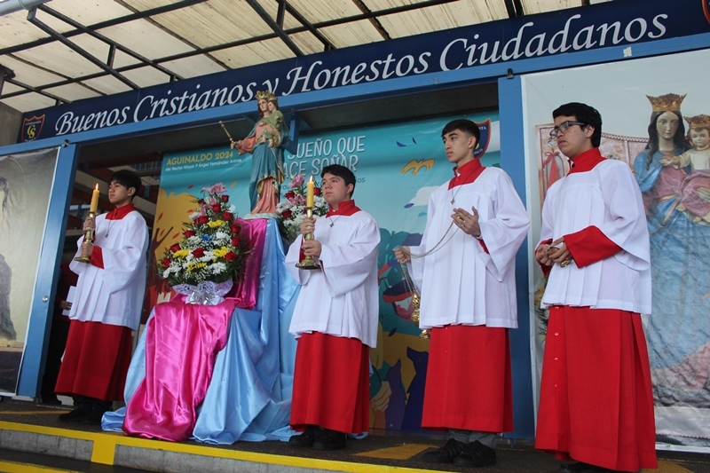 Comunidad Educativa Pastoral del Colegio celebra Solemnidad de María Auxiliadora