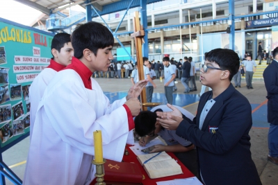 Estudiantes salesianos disfrutan de la Expo Pastoral 2024