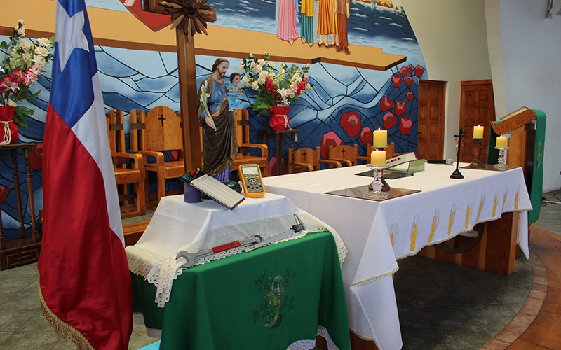 Colegio Técnico Industrial Don Bosco Antofagasta celebró eucaristía en el marco de la Semana de la Educación Técnico Profesional